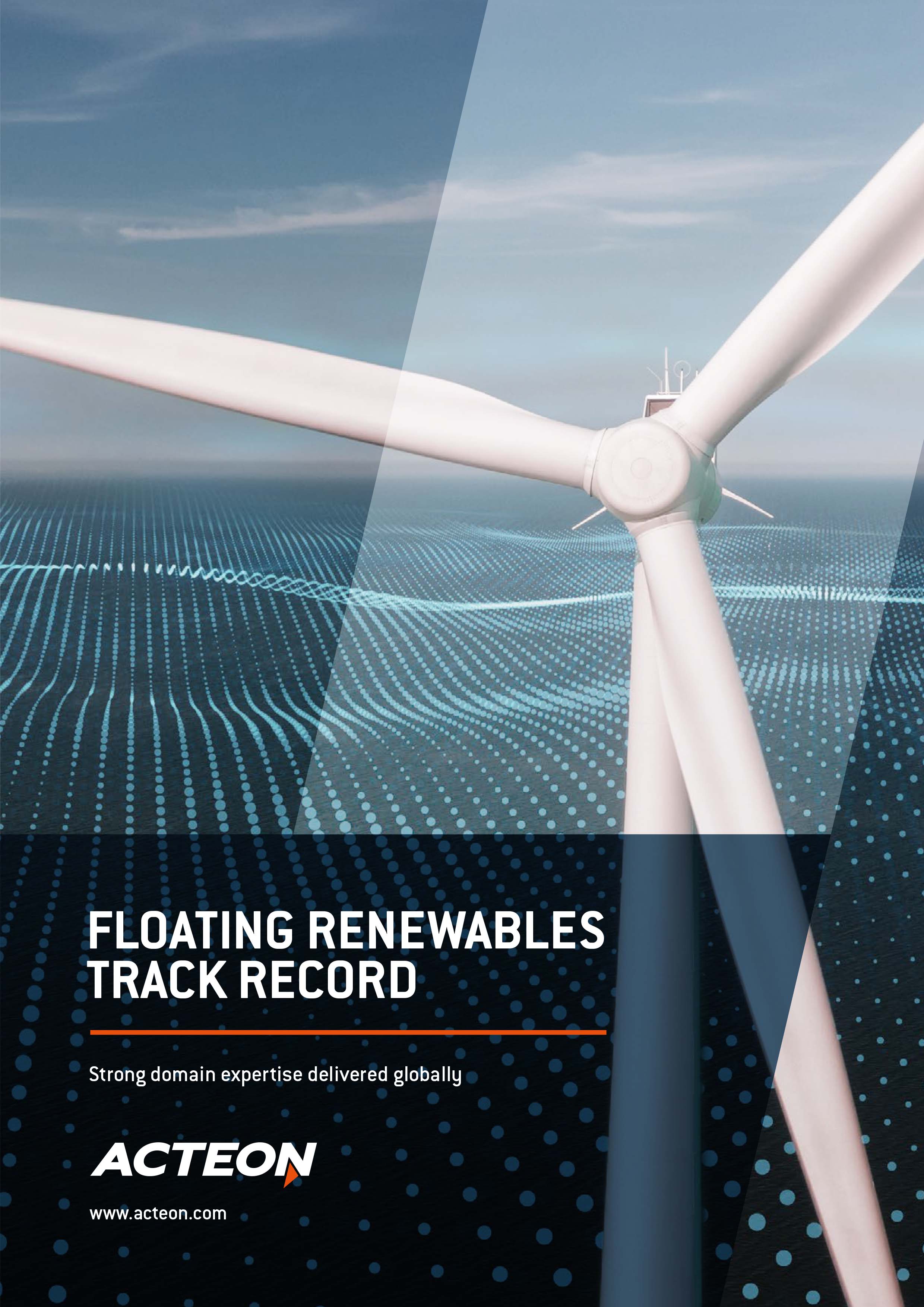 Floating Wind Track Record Brochure cover