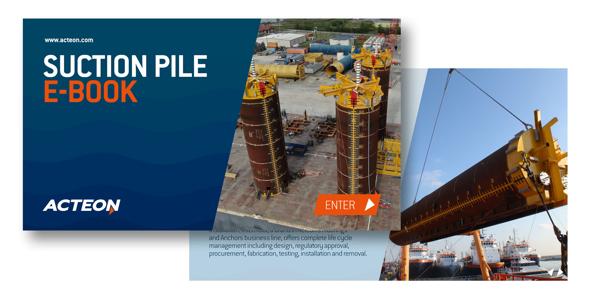 Suction pile e-book cover
